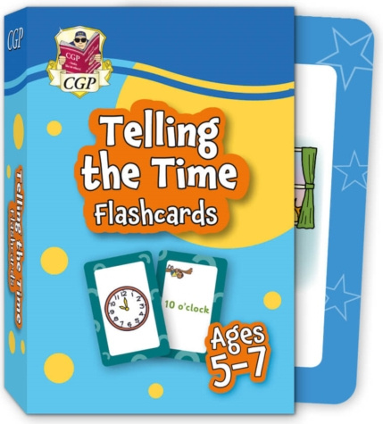 Telling the Time Flashcards for Ages 5-7 Coordination Group Publications Ltd (CGP)