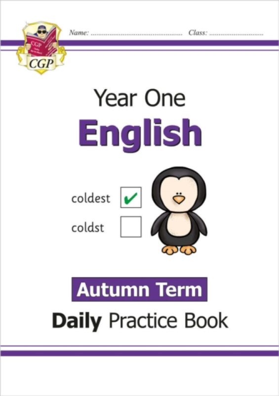 KS1 English Year 1 Daily Practice Book: Autumn Term - CGP Books