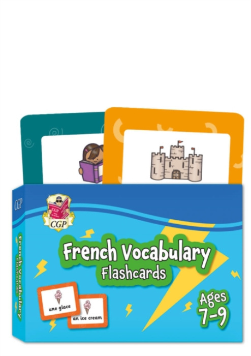 French Vocabulary Flashcards for Ages 7-9 (with Free Online Audio) Coordination Group Publications Ltd (CGP)