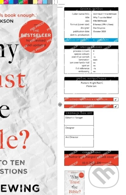 Why Trust the Bible? (Answers to Ten Tough Questions) - kniha z kategorie Filozofie