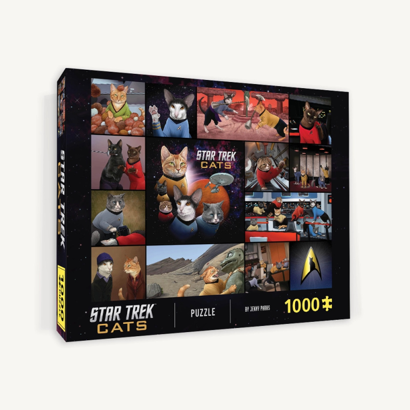 Chronicle books Puzzle Star Trek kočky 1000 dílků
