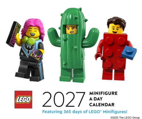 LEGO Minifigure a Day 2027 Daily Calendar Chronicle Books