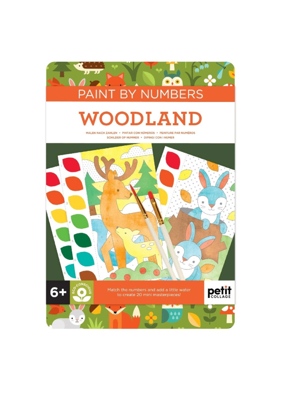 Chronicle Books Paint by Numbers: Woodland - Petit Collage