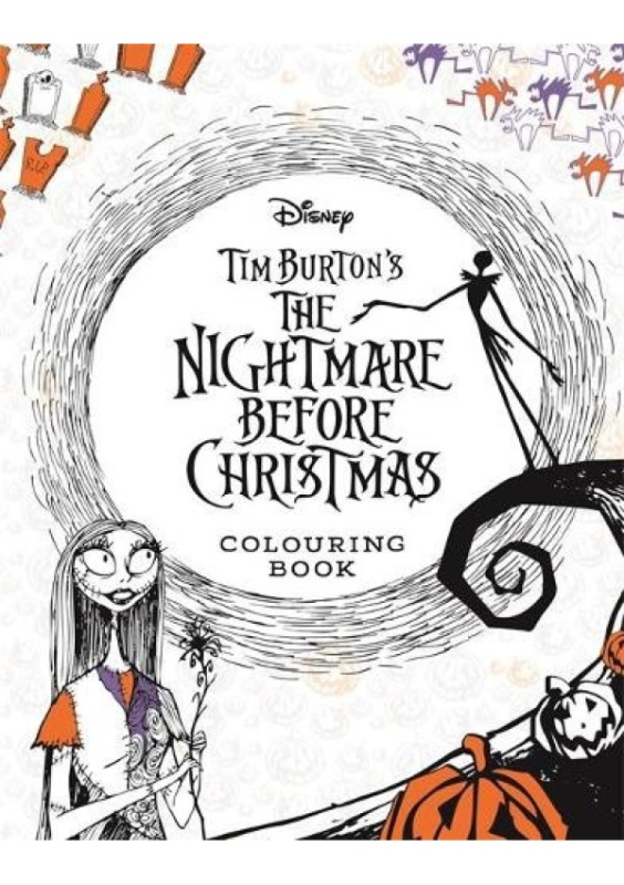 Disney Tim Burton's The Nightmare Before Christmas Colouring Book Bonnier Books Ltd