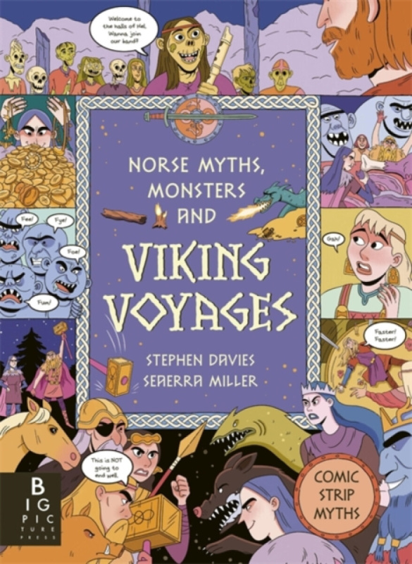 Templar Books Comic Strip Myths: Norse Myths, Monsters and Viking Voyages - Davies, Stephen