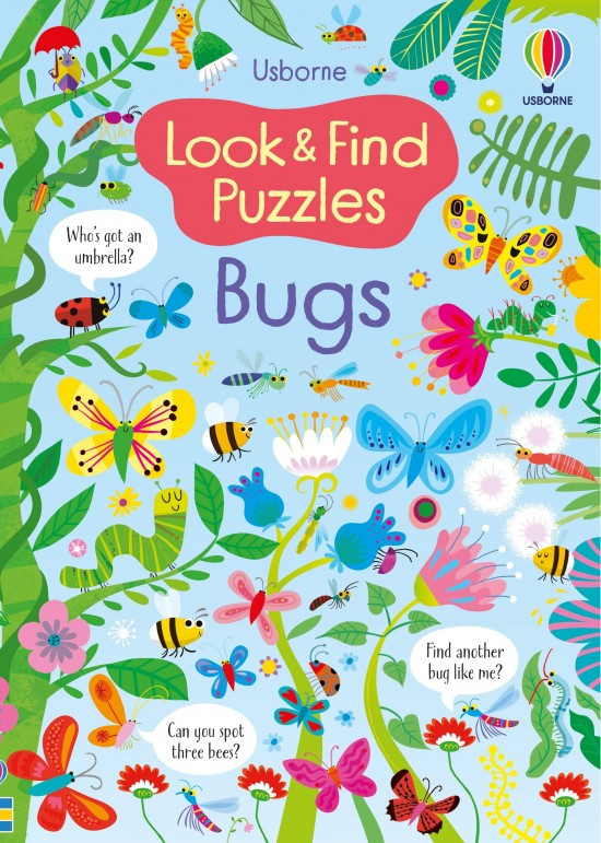 Look and Find Puzzles Bugs Usborne Publishing
