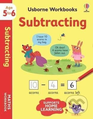 Usborne Workbooks Subtracting 5-6 - Holly Bathie
