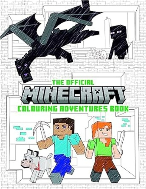 Official Minecraft Colouring Adventures Book Titan Books Ltd