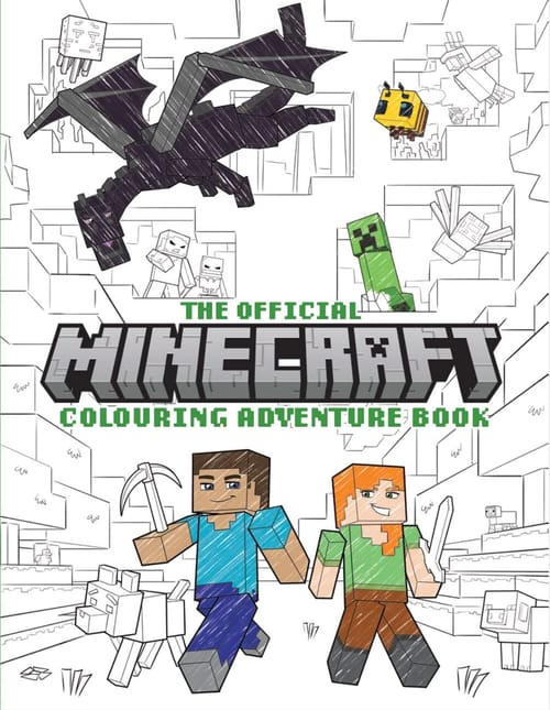 Official Minecraft Colouring Adventures Book Titan Books Ltd