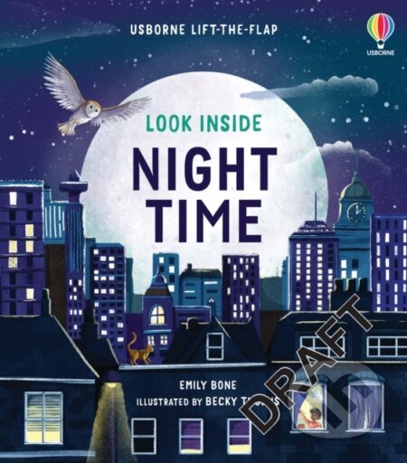 Look Inside Night Time - Emily Bone, Brian Lambert (ilustrátor) - kniha z kategorie Naučné knihy