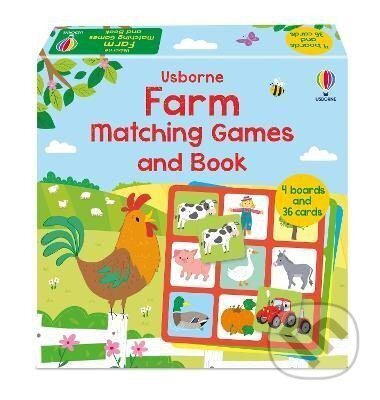 Farm Matching Games and Book Usborne Publishing