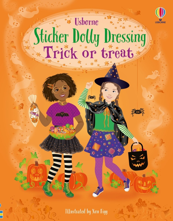Sticker Dolly Dressing Trick or treat Usborne Publishing
