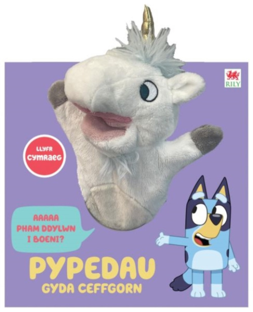 Rily Publications Ltd Cyfres Bluey: Pypedau gyda Ceffgorn - Bluey