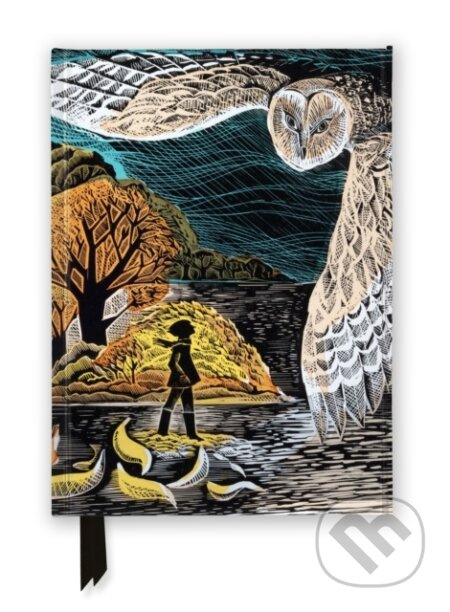 Angela Harding: October Owl (Foiled Journal) - Flame Tree Studio - kniha z kategorie Zdraví a životní styl