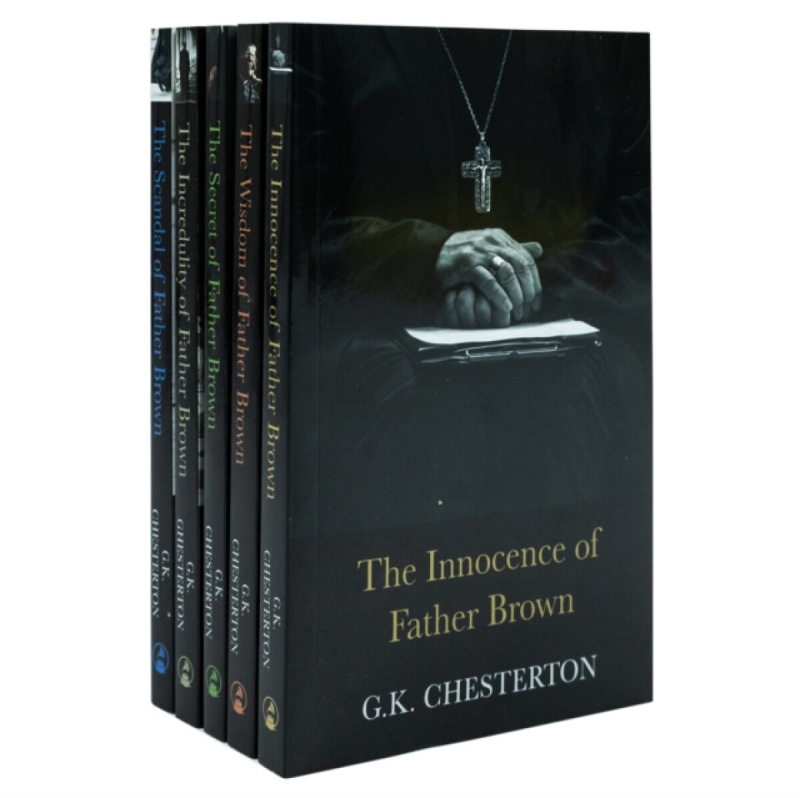 Classic Edition Father Brown Mysteries 5 Book Box Set by G.K. Chesterton - Chesterton, Gilbert K.