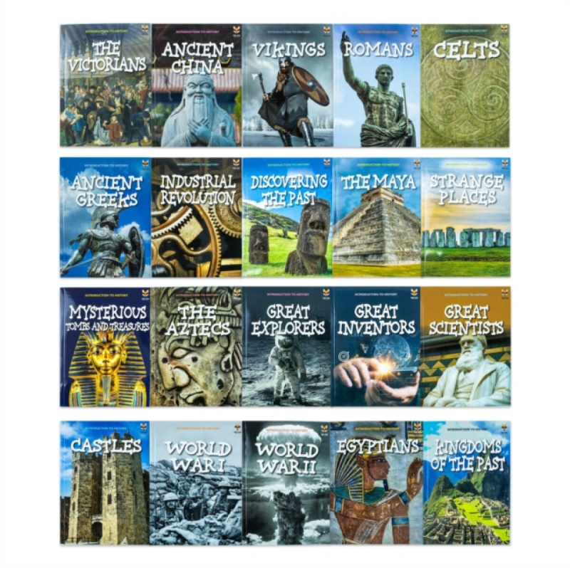 Fox Eye Publishing Children's Introduction to History for Beginners; 20-Book Set - Brooke Jasmine