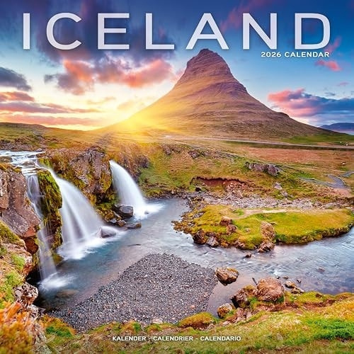 Iceland Calendar 2026  Square Travel Wall Calendar - 16 Month Avonside Publishing Ltd