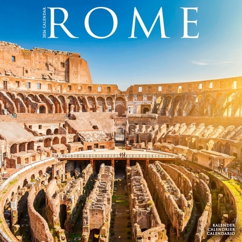 Rome Calendar 2026  Square Travel Wall Calendar - 16 Month Avonside Publishing Ltd