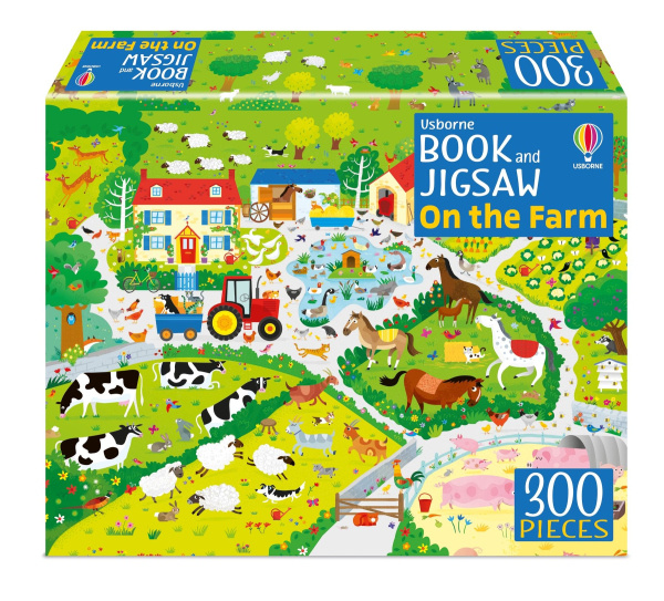 Usborne Book and Jigsaw On the Farm Usborne Publishing