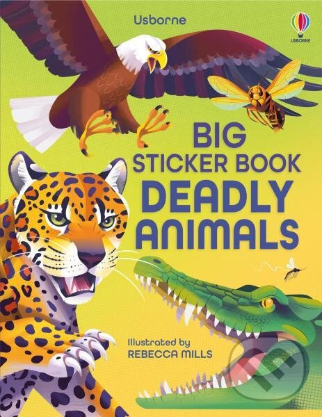 Big Sticker Book Deadly Animals - Alice James - kniha z kategorie Beletria