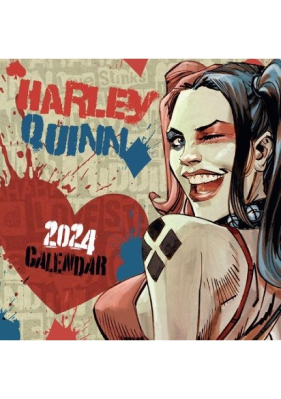 Harley Quinn 2024 Square Wall Calendar Danilo Promotions Limited