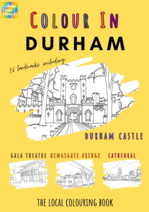 Colour Your Streets Durham Colouring Book (A4) - Colour Your Streets