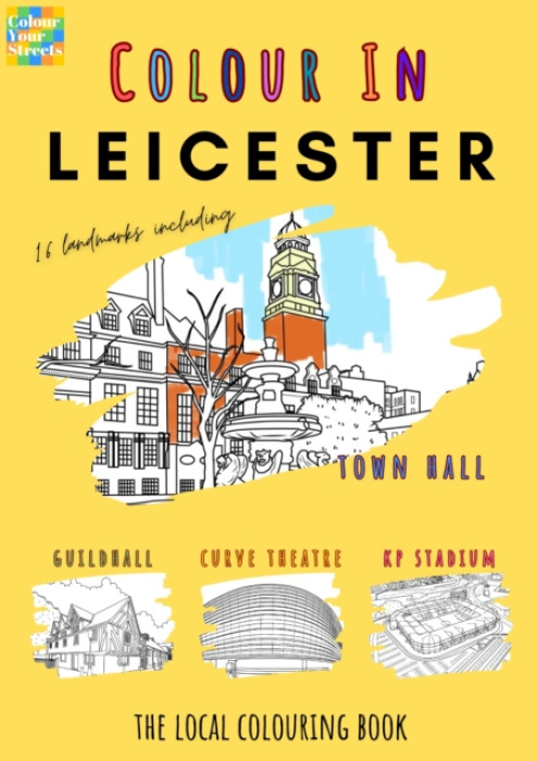 Colour Your Streets Leicester Colouring Book (A4) - Colour Your Streets
