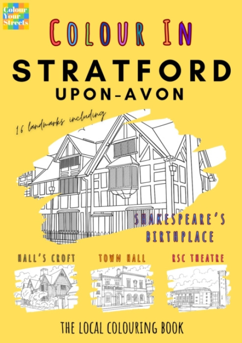 Colour Your Streets Stratford-upon-Avon Colouring Book (A4) - Colour Your Streets
