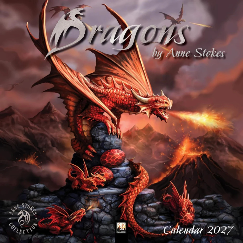 Nástěnný kalendář Dragons by Anne Stokes 2027