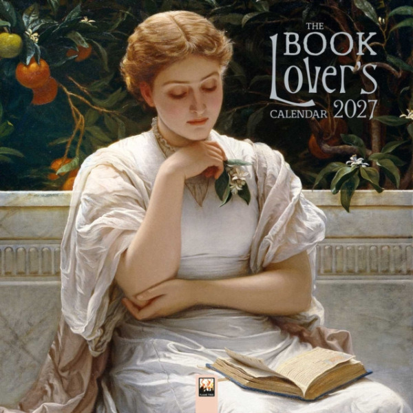 Flame Tree Publishing Book Lover's Wall Calendar 2027 (Art Calendar)