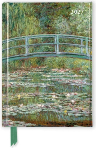 Claude Monet: Bridge over a Pond of Water Lilies 2027 Luxury Pocket Diary Planner - Week to View Flame Tree Publishing