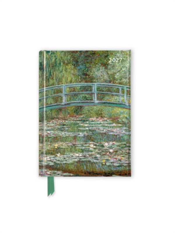 Claude Monet: Bridge over a Pond of Water Lilies 2027 Luxury Pocket Diary Planner - Week to View Flame Tree Publishing