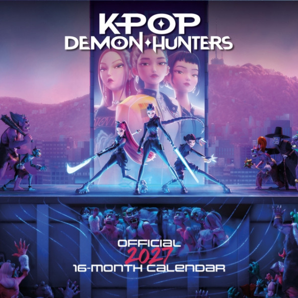 Danilo Promotions Limited Kpop Demon Hunters 2027 16 Month Square Calendar