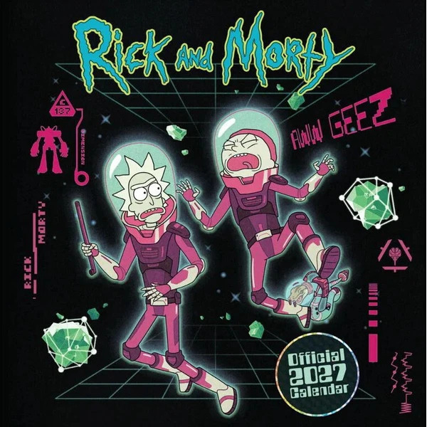 Kalendář Rick & Morty 2027