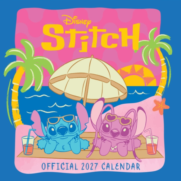 Danilo Promotions Limited Stitch 2027 Square Calendar - Multi Language