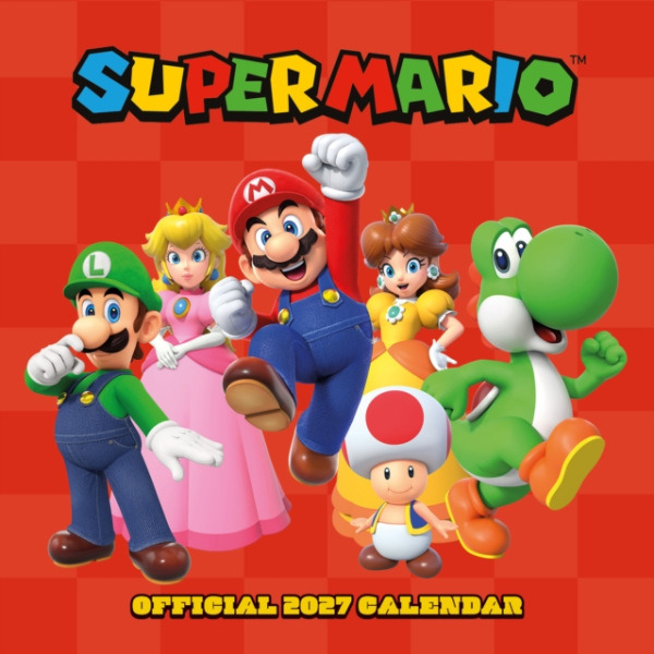 Danilo Promotions Limited Super Mario 2027 Square Calendar