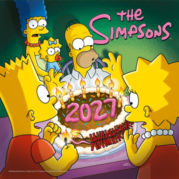 Danilo Promotions Limited Simpsons 2027 Square Calendar