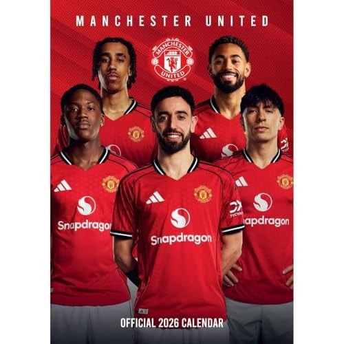 Oficiální nástěnný kalendář 2026: FC Manchester United (A3 29,7 x 42 cm)