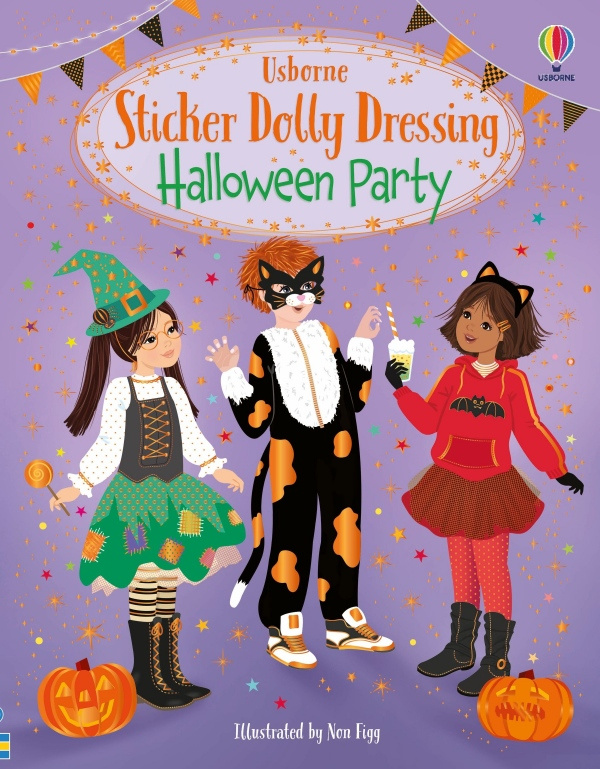 Sticker Dolly Dressing Halloween Party Usborne Publishing