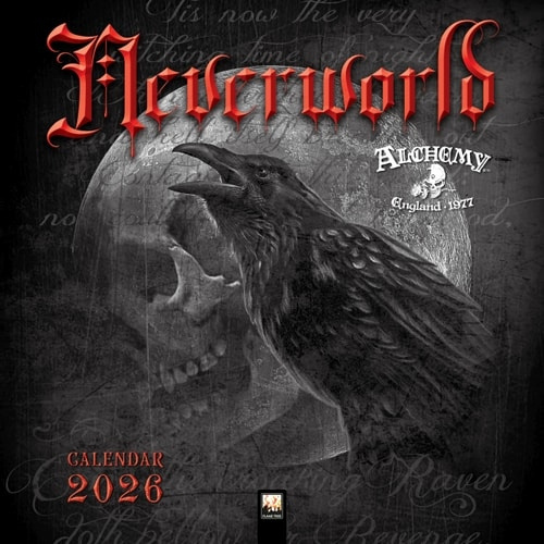 Alchemy: Neverworld Wall Calendar 2026 (Art Calendar) Flame Tree Publishing