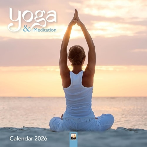 Yoga a Meditation Wall Calendar 2026 (Art Calendar) Flame Tree Publishing