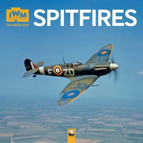 Imperial War Museums: Spitfires Wall Calendar 2026 (Art Calendar) Flame Tree Publishing