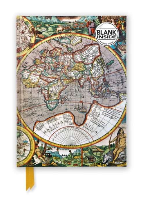 Antique Map (Foiled Blank Journal) Flame Tree Publishing