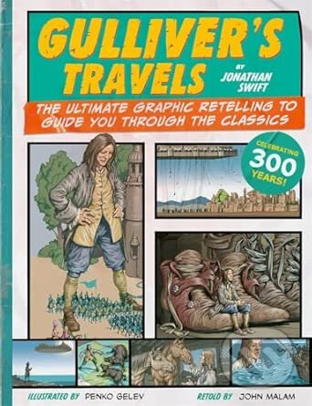 Classic Comics: Gulliver's Travels - John Malam - kniha z kategorie Fantasy
