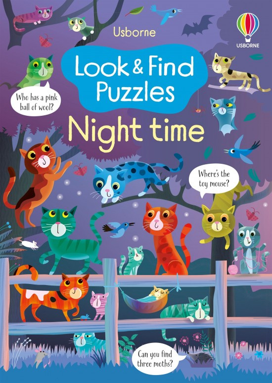 Look and Find Puzzles Night time Usborne Publishing