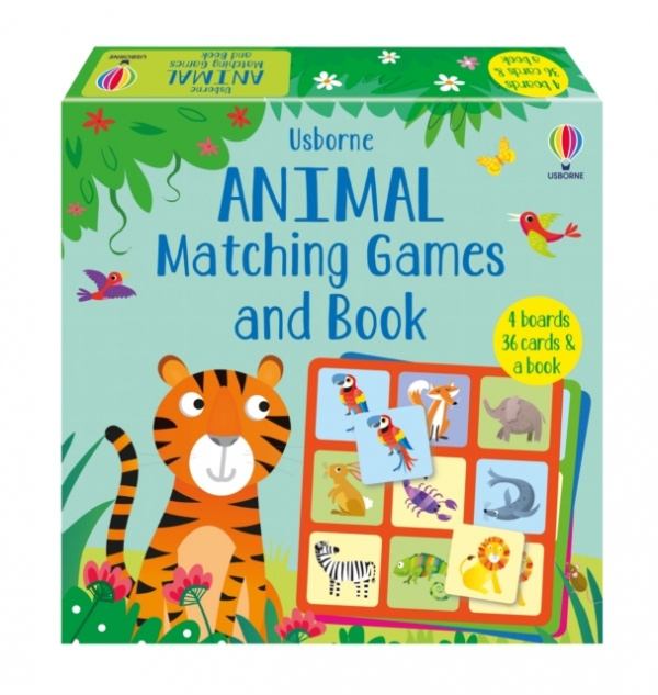 Animal Matching Games and Book Usborne Publishing