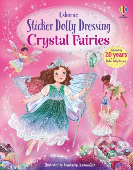Sticker Dolly Dressing Crystal Fairies - Fiona Watt - kniha z kategorie Pro děti