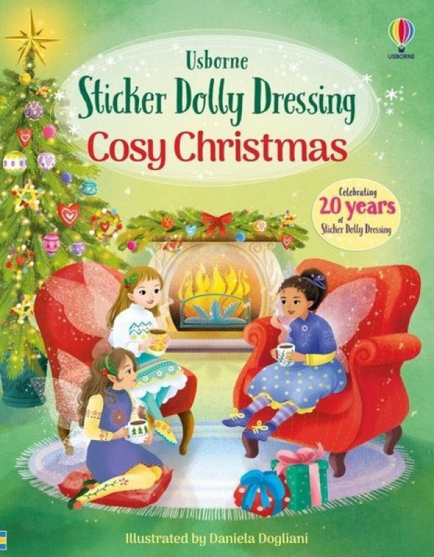 Usborne Publishing Ltd Sticker Dolly Dressing Cosy Christmas - Kinloch, Kimberley (SAEX)