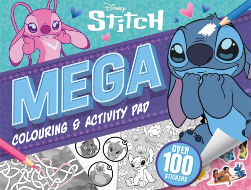 Bonnier Books Ltd FSCM: Disney Stitch: Mega Colouring & Activity Pad - Autumn Publishing