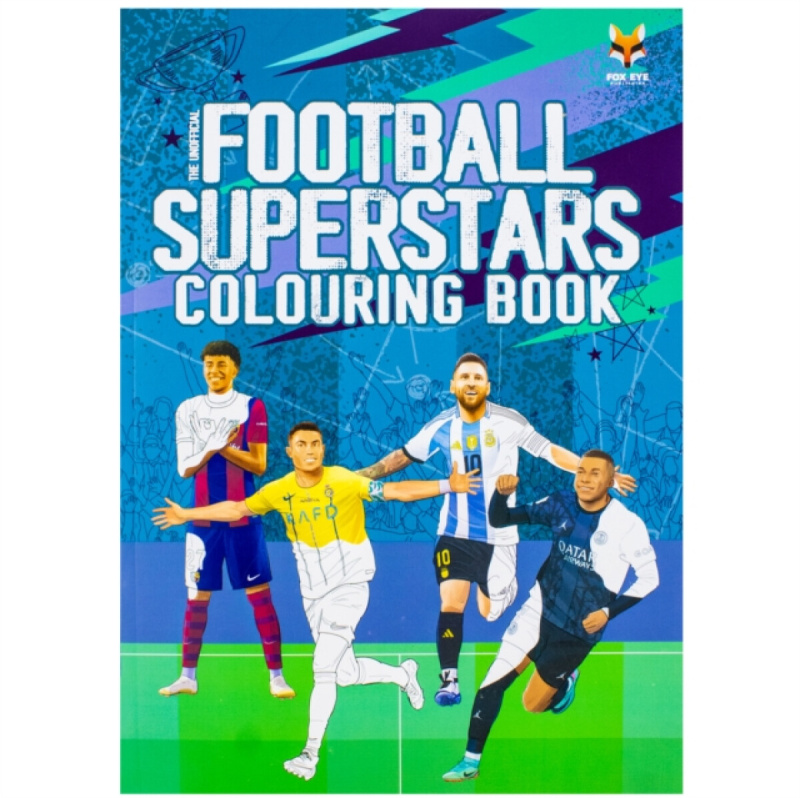 Fox Eye Publishing Football Superstars; Colouring Book - Limbada Sanaa